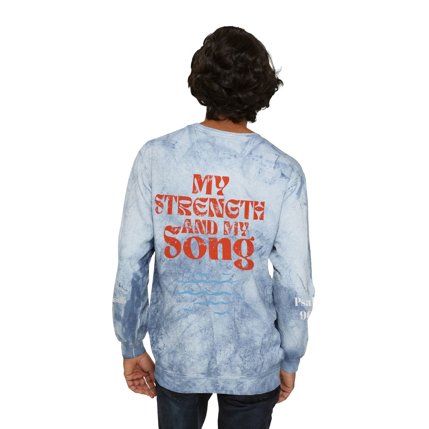 Color Blast Crewneck Sweatshirt, Inspirational Sweatshirt, Casual Apparel, Gifts for Her, Unisex Fashion Sweatshirt, Unique Tie Dye Crewneck