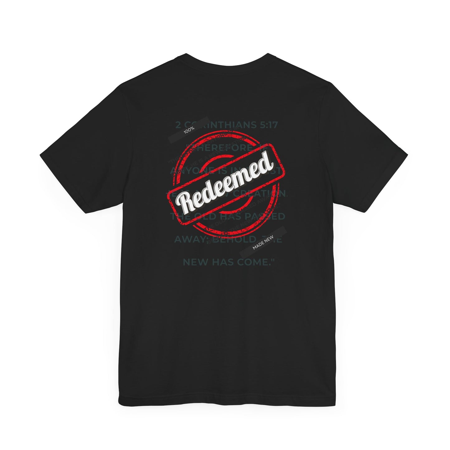 Unisex Jersey Short Sleeve Tee - 'REDEEM' Inspirational Graphic Shirt