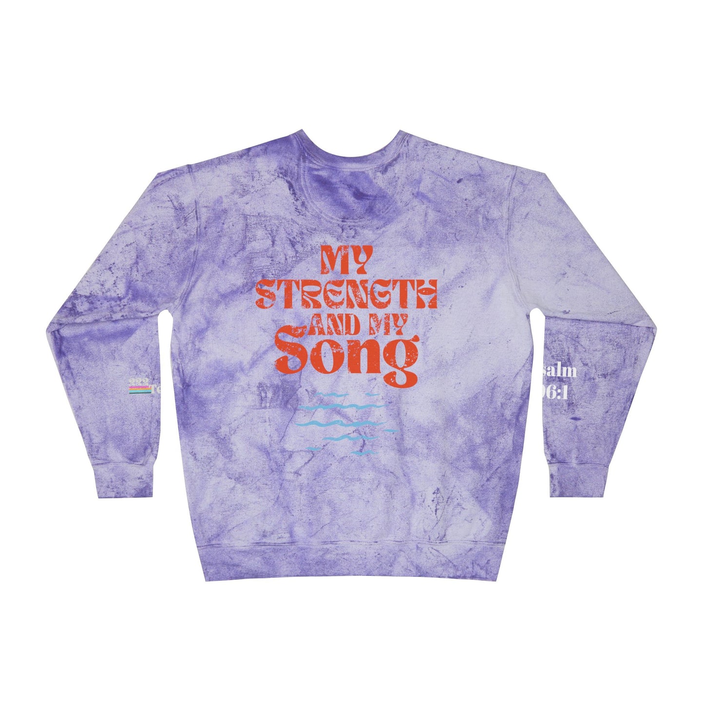 Color Blast Crewneck Sweatshirt, Inspirational Sweatshirt, Casual Apparel, Gifts for Her, Unisex Fashion Sweatshirt, Unique Tie Dye Crewneck