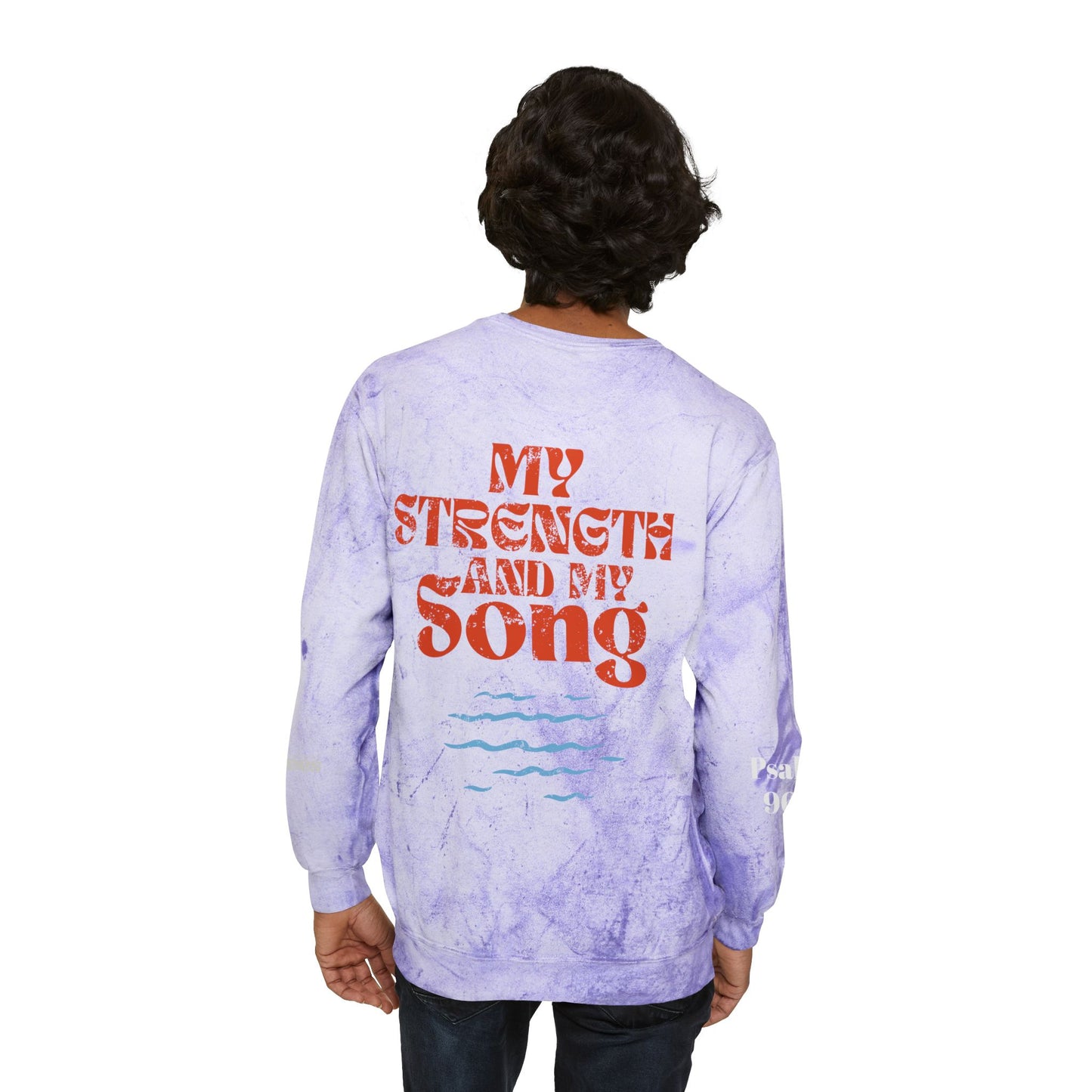 Color Blast Crewneck Sweatshirt, Inspirational Sweatshirt, Casual Apparel, Gifts for Her, Unisex Fashion Sweatshirt, Unique Tie Dye Crewneck