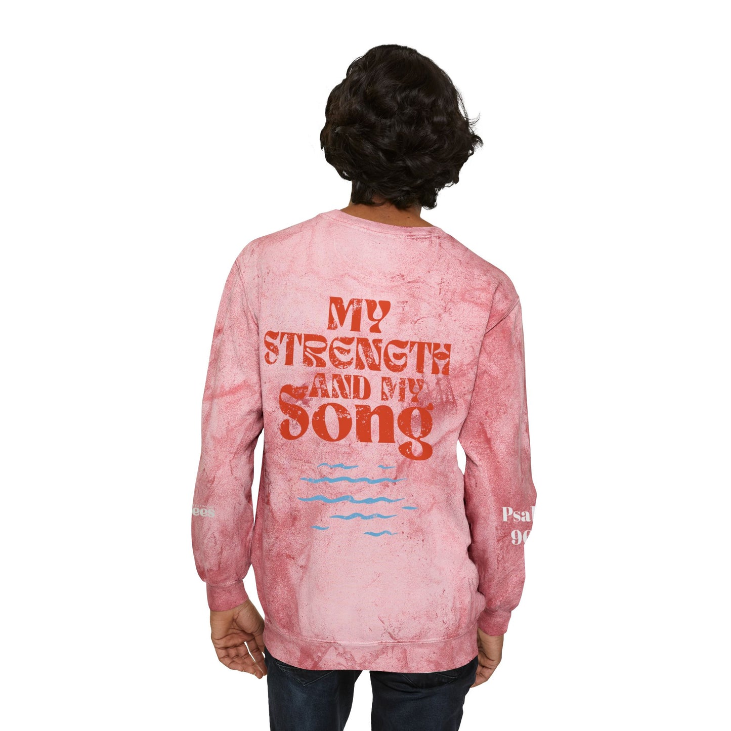 Color Blast Crewneck Sweatshirt, Inspirational Sweatshirt, Casual Apparel, Gifts for Her, Unisex Fashion Sweatshirt, Unique Tie Dye Crewneck