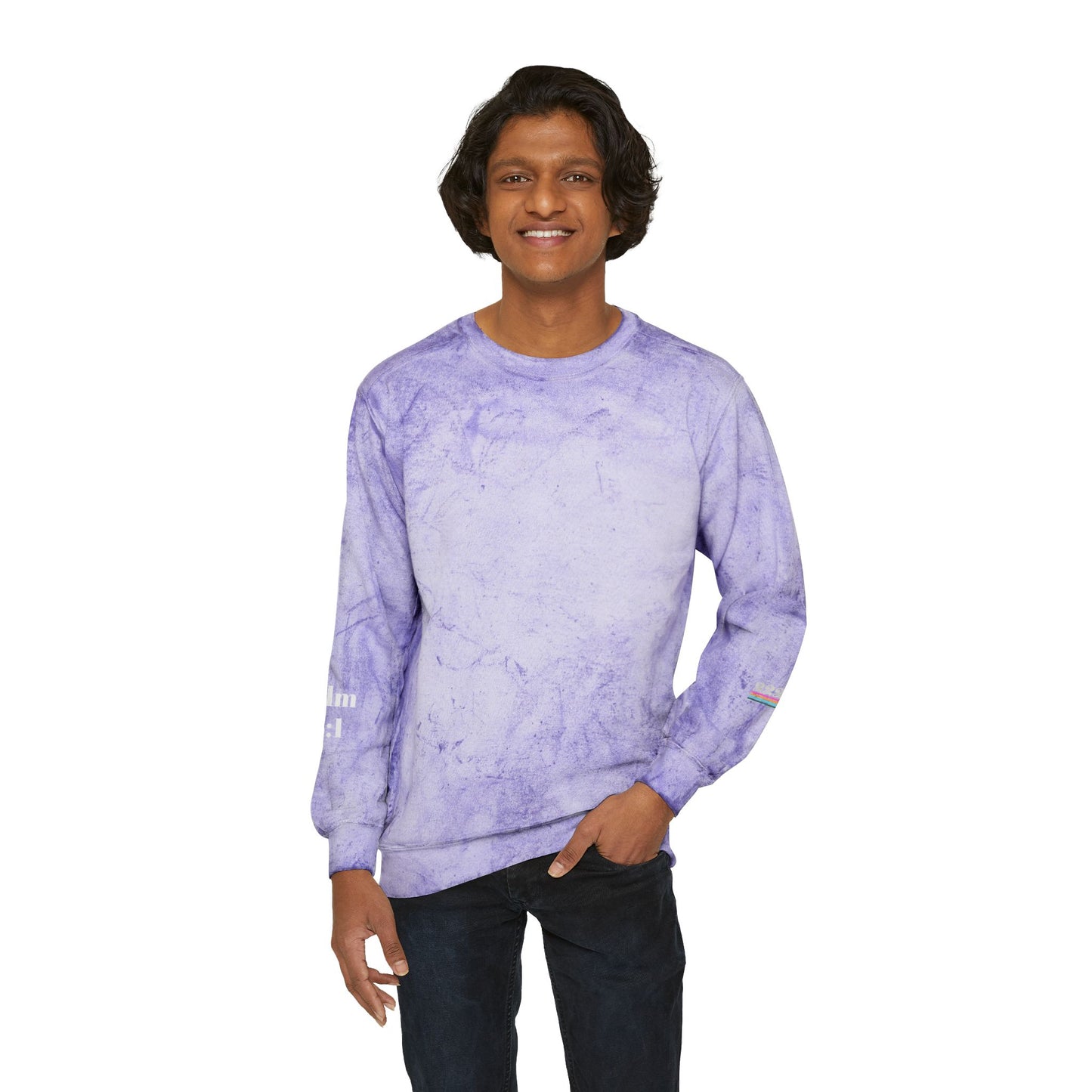 Color Blast Crewneck Sweatshirt, Inspirational Sweatshirt, Casual Apparel, Gifts for Her, Unisex Fashion Sweatshirt, Unique Tie Dye Crewneck