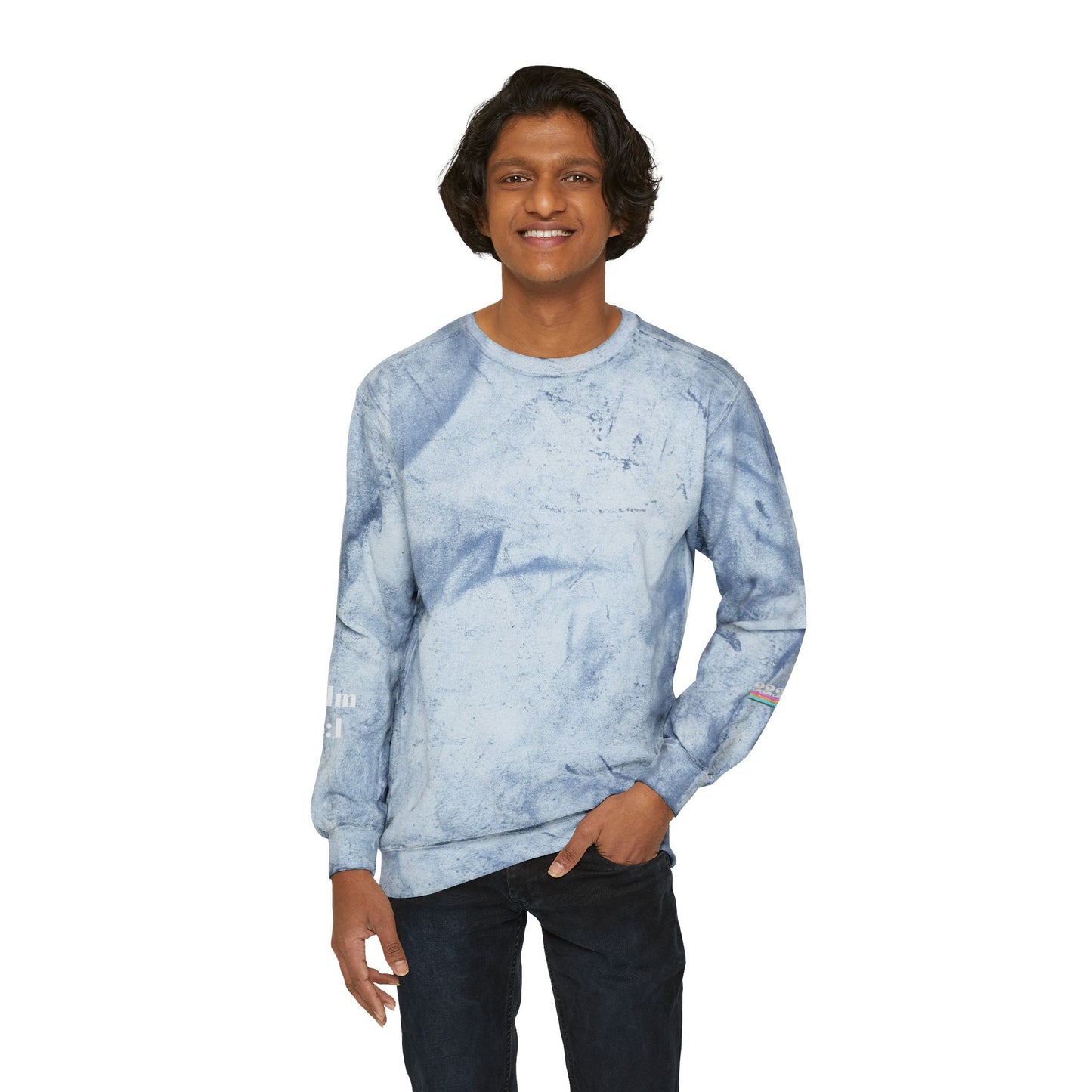 Color Blast Crewneck Sweatshirt, Inspirational Sweatshirt, Casual Apparel, Gifts for Her, Unisex Fashion Sweatshirt, Unique Tie Dye Crewneck
