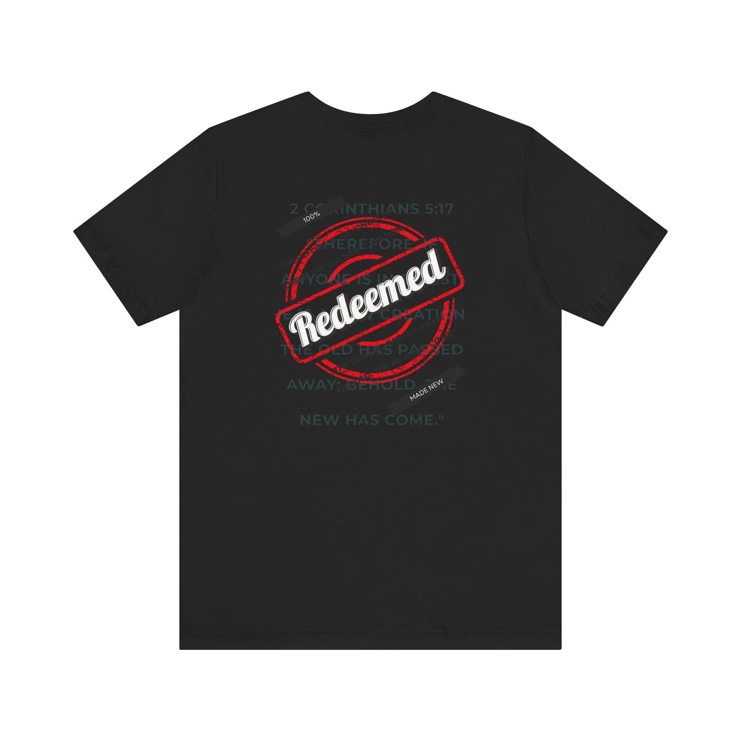 Unisex Jersey Short Sleeve Tee - 'REDEEM' Inspirational Graphic Shirt