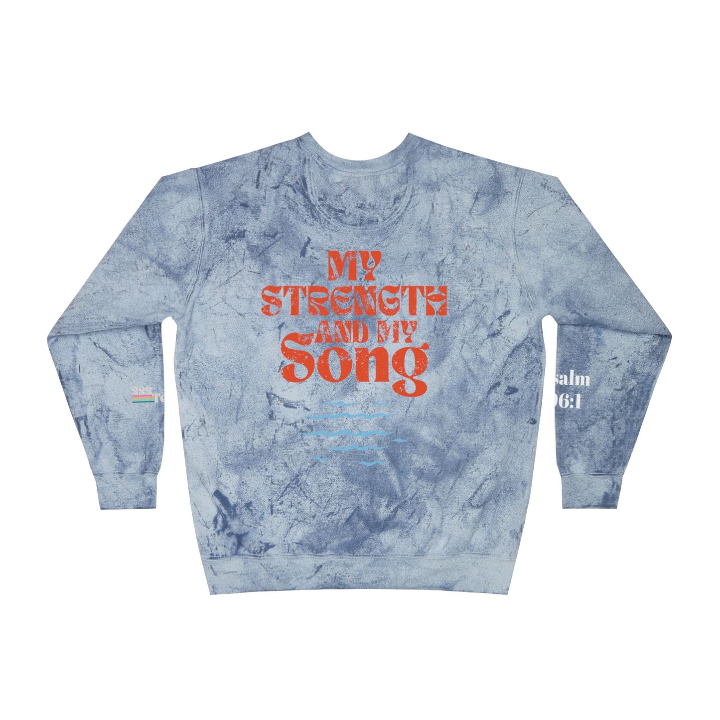 Color Blast Crewneck Sweatshirt, Inspirational Sweatshirt, Casual Apparel, Gifts for Her, Unisex Fashion Sweatshirt, Unique Tie Dye Crewneck