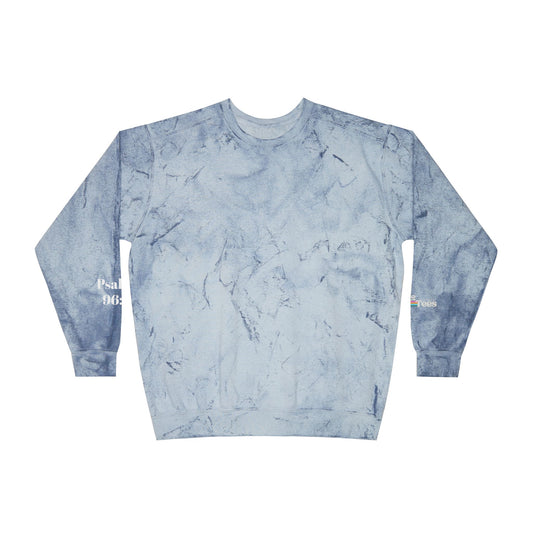 Color Blast Crewneck Sweatshirt, Inspirational Sweatshirt, Casual Apparel, Gifts for Her, Unisex Fashion Sweatshirt, Unique Tie Dye Crewneck