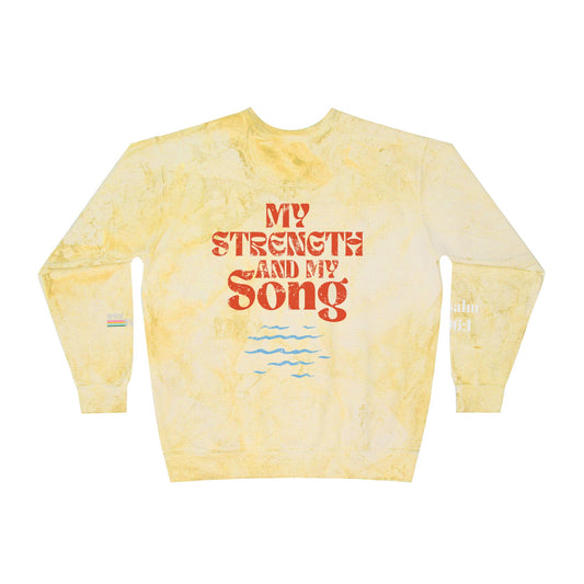 Color Blast Crewneck Sweatshirt, Inspirational Sweatshirt, Casual Apparel, Gifts for Her, Unisex Fashion Sweatshirt, Unique Tie Dye Crewneck